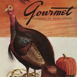 A Thanksgiving Turkey And Pumpkin by Henry Stahlhut