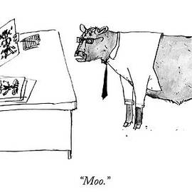 A Therapist Shows A Cow by Edward Steed