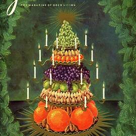 A Tiered Christmas Centerpiece by Hilary Knight