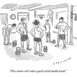 A Trainer At A Gym Talking To A Small Group by Trevor Spaulding