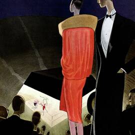 A Vanity Fair Cover Of A Boxing Match by William Bolin