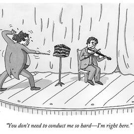 A Violinist Speaks To A Wildly Gesturing by Zachary Kanin