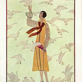 A Vogue Magazine Cover From 1926 by Andre E.  Marty