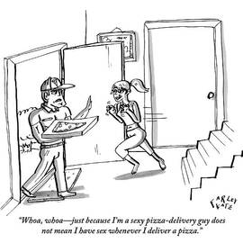 A Voracious Woman Lunges Towards An Attractive by Farley Katz