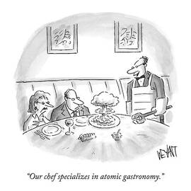 A Waiter Served A Man A Plate Of Food That by Christopher Weyant