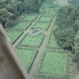 A Well Groomed Garden In Viterbo by Horst P. Horst