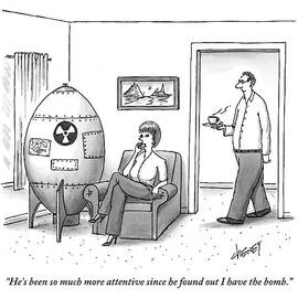 A Wife On The Phone Sits Next To A Bomb by Tom Cheney