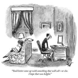 A Wife Says To A Depressed Looking by Frank Cotham