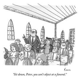 A Wife Scolds Her Husband At A Church by Zachary Kanin