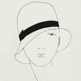A Woman Wearing A Hat by Jean Pages