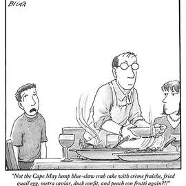 A Young Boy Complains About What's For Dinner by Harry Bliss