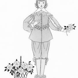 A Young Boy Wearing An Ensemble From The Courtly by Claire Avery