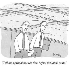 A Young Office Employee Asks An Older Employee by Peter C. Vey