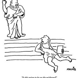 A Young Pupil Interrupts An Ancient Greek by Ariel Molvig