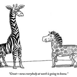 A Zebra With Giraffe Spots Is Seen Speaking by Farley Katz