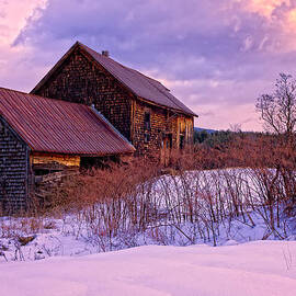Abandoned Farmhouse Winter by Jeff Sinon