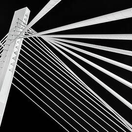 Abstract Detail Of A Suspension Bridge by Tunart