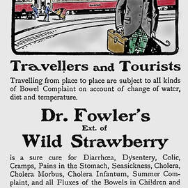 Advert Dr Fowlers Extract of Wild Strawberry by Richard Reeve
