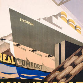 Advertisement for the Holland America Line by Hoff