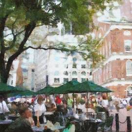 Afternoon at Faneuil Hall by Jeffrey Kolker