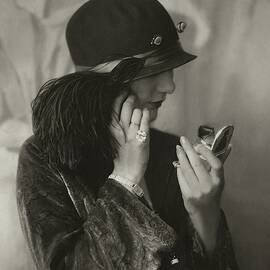 Alden Gay Wearing A Hat And Cartier Jewellery by Edward Steichen