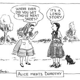 Alice Meets DorothyWhere Did You Get Those by Edward Frascino