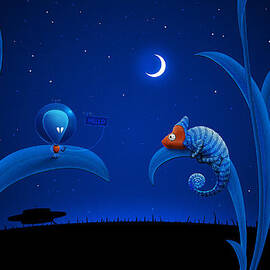 Alien and Chameleon by Gianfranco Weiss