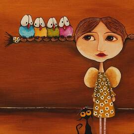 All in a row by Lucia Stewart