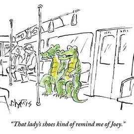Alligators Riding The Subway by Sidney Harris
