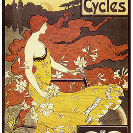 American Crescent Cycles - Art Nouveau by Georgia Clare