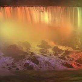 American Falls Evening Rainbow by Adam Jewell
