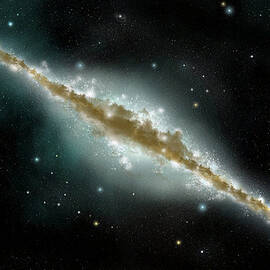 An Artists Depiction Of A Large Spiral by Marc Ward/stocktrek Images
