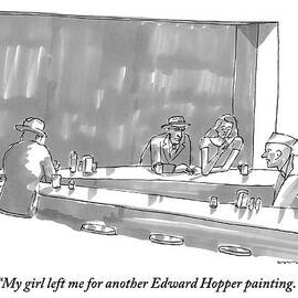 An Old Fashioned Diner/ Soda Jerk Counter by Michael Crawford