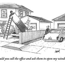 An Ordinary Man Wearing A Business Suit Prepares by Tom Cheney