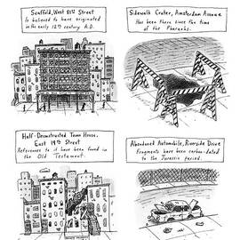 Ancient Landmarks Of New York City by Roz Chast