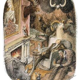 And Then She Met This Animal-rights Weirdo by Edward Sorel