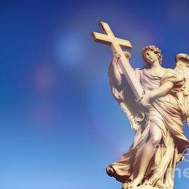 Angel and Cross by Stefano Senise