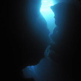 Arc-en-Ciel underwater cave by Sami Sarkis Photography