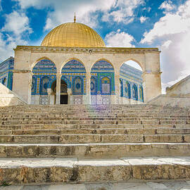 Arches at Dome of the Rock by David Morefield