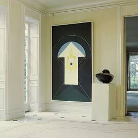 Art In John D. Murchison's Hallway by Horst P. Horst