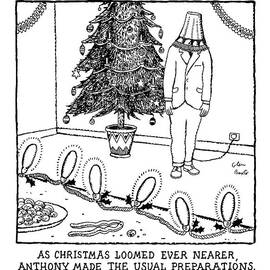 As Christmas Loomed Ever Nearer by Glen Baxter