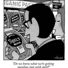 At A Health Food Store by William Haefeli