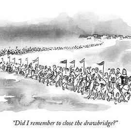 At The Front Of A Marching Army On Horseback by Bob Eckstein