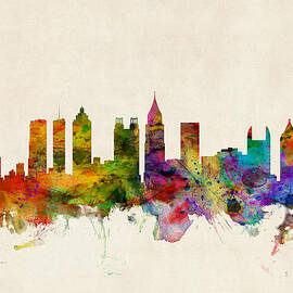 Atlanta Georgia Skyline by Michael Tompsett