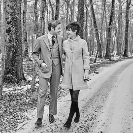 Audrey Hepburn And Dr. Andrea Mario Dotti by Henry Clarke