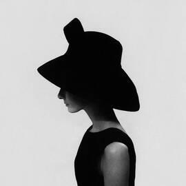 Audrey Hepburn Wearing A Givenchy Hat by Cecil Beaton