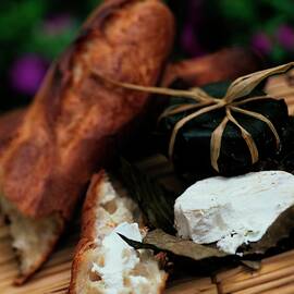 Baguettes And Banon Cheese by Romulo Yanes