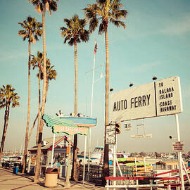 Balboa Island Ferry Nostalgic Vintage Picture by Paul Velgos