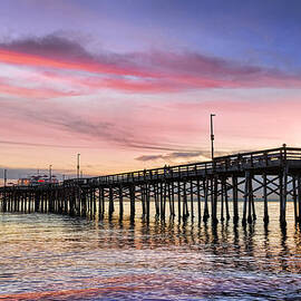 Balboa Pier Sunset by Kelley King