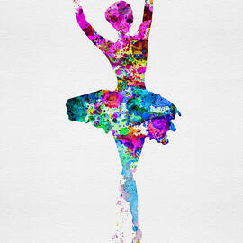 Ballerina Watercolor 1 by Naxart Studio